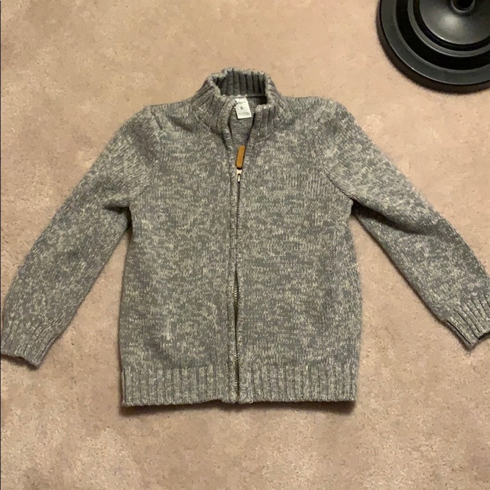 Carters grey sweater jacket